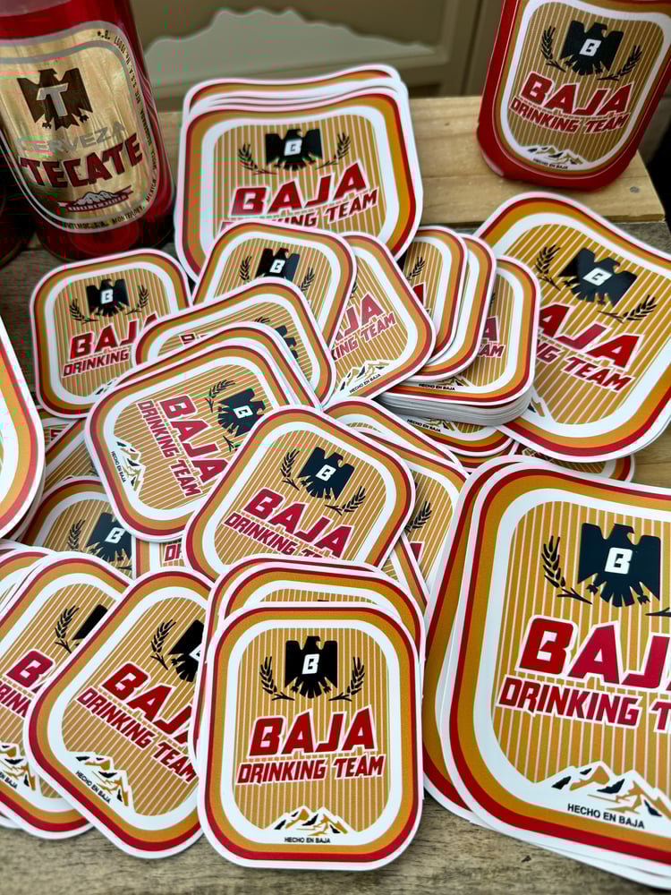 Image of Baja Drinking Team Decal