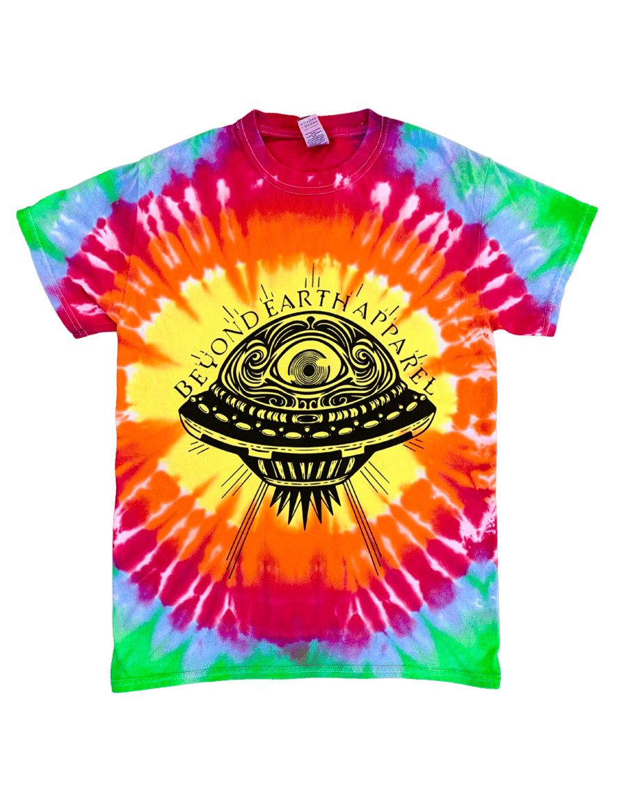 Image of Tie Dye Spaceship Tee