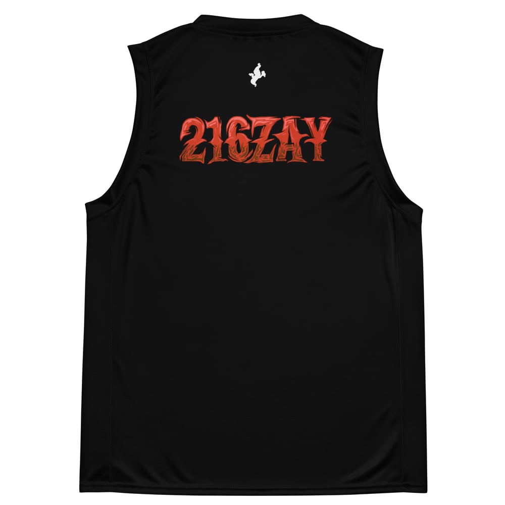 216Zay Toon Face Basketball Jersey