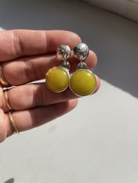 Lemon Jade Starbursts Studs