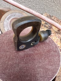 Image 3 of G11 honey and vintage brown & black linen sfk
