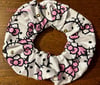 Greeting Cat Face Scrunchy
