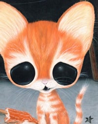 Creamsicle Orange Cat Art Print