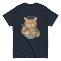 Image 3 of Unisex classic tee, Ramenator Cat T-Shirt | Funny Ramen Cat Graphic Tee