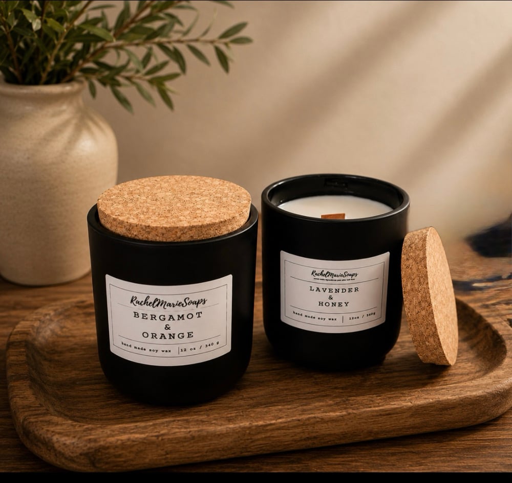 Image of Handcrafted Coconut Soy Candles 