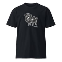 Image 4 of N8NOFACE Black Sheep Drawing by N8 Unisex premium t-shirt (+ more colors)