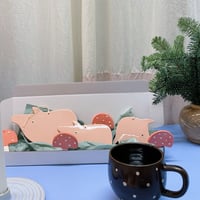 Image 2 of Marcipangris - ophæng / lille gris