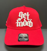 Image 1 of Get Faded straight razor red hat 