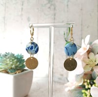 Image 3 of Double Ocean Mist Earrings
