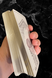 Image 2 of Goth Renaissance Tarot Deck silver gilded + Guide Book 