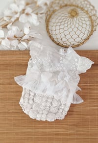 Image 1 of Newborn bodysuit for photoshoot | Marie | white