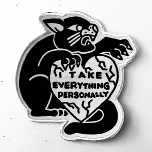 Image of 3” woven patch- I take everything personally