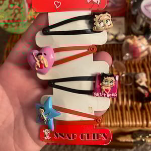 Image of BETTY BOOP HAIR CLIPS 