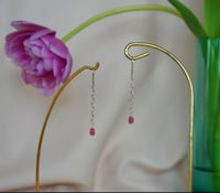 Image 1 of Pink Tourmaline Starlet Earrings