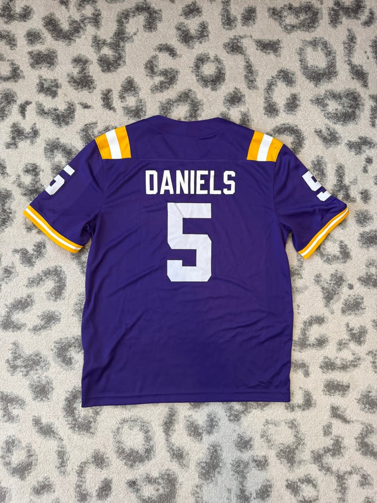 Jayden Daniels LSU Jersey