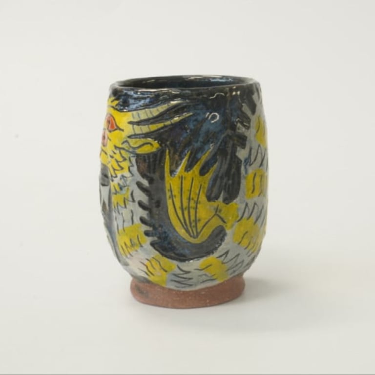 Yellow dragon tumbler Image 2