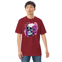 Image 22 of Watercolor skull 4 Men’s premium heavyweight tee