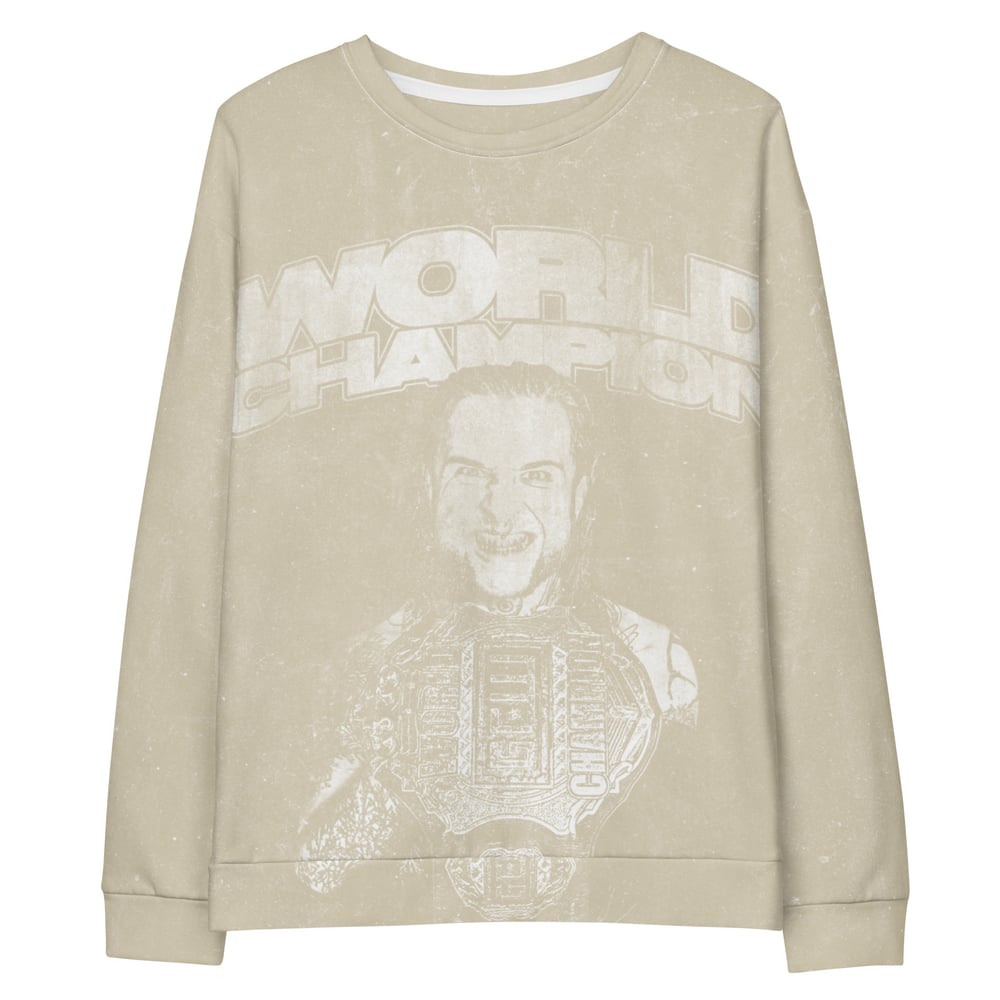Image of Atticus Cogar "WORLD CHAMPION" Unisex Cotton Sweatshirt