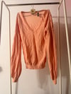 H&M PEACH SWEATER