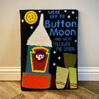 Image 1 of Button moon needlepoint kit