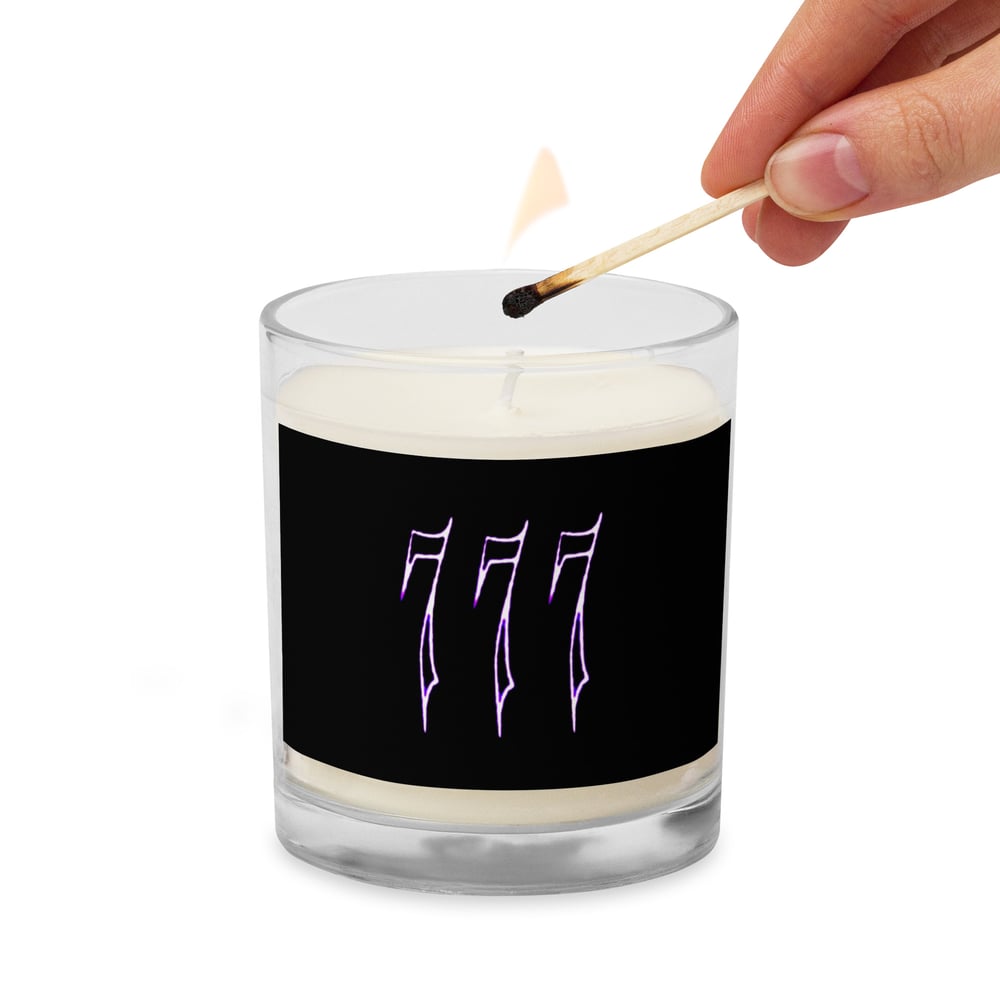 Image of 777 Glass jar soy wax candle