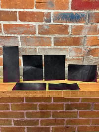 Image 1 of Horween Chromexcel BLACK Horsehide Leather Rectangles