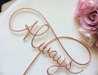 Image 4 of Always Infinity Cake Topper