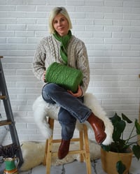 Image 11 of Wool Neckerchief - Hand-knit in Ireland 