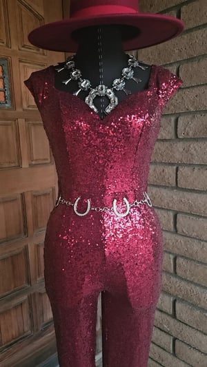 Image of Girl's Night Out Sequins Jumpsuit 