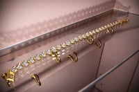 Image 2 of Silver & Gold Tennis Bracelet