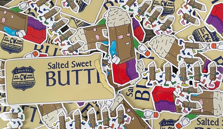 Cannoli Sticker Pack