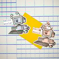 Image 1 of Stickers - Hell[o] World!