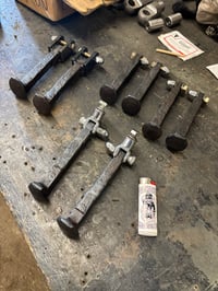 Image 4 of ✠ Maltese Machine Co. ✠ - Railroad Spike Footpegs - Male + Female Clevis