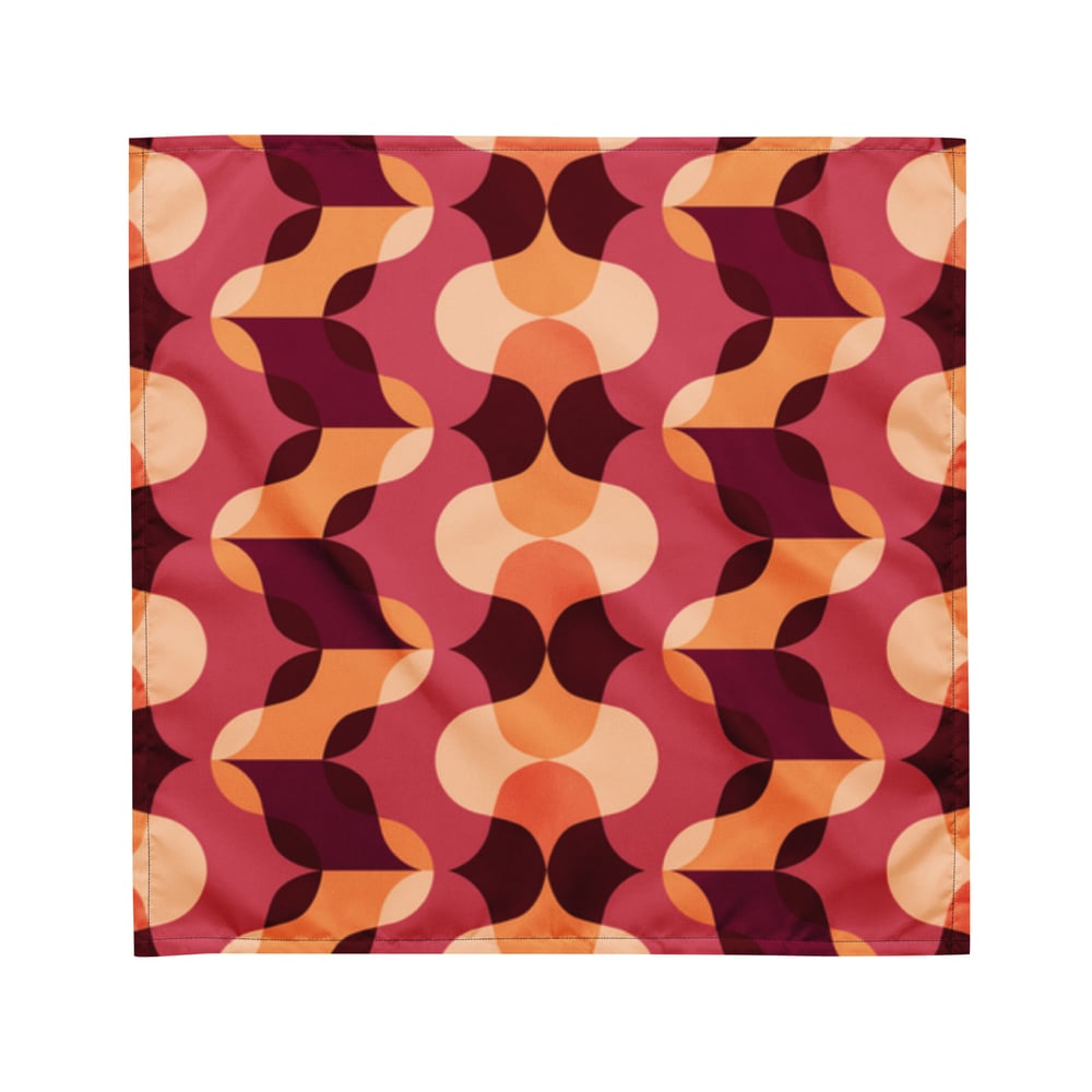 Image of Vibe 70's Print Bandana 1