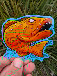 coral trout sticker
