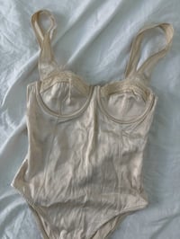 Image 2 of Champagne bodysuit // 36