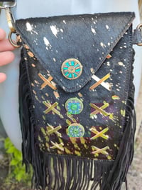 Image 6 of Yellowstone mobile bag - Black  Jade charm