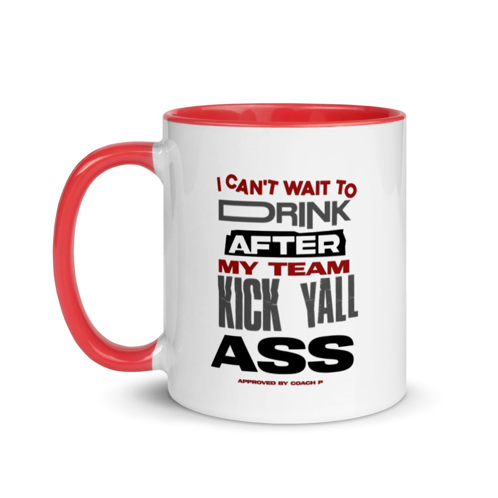 Image of Can't Wait To Drink Mug with Red Interior