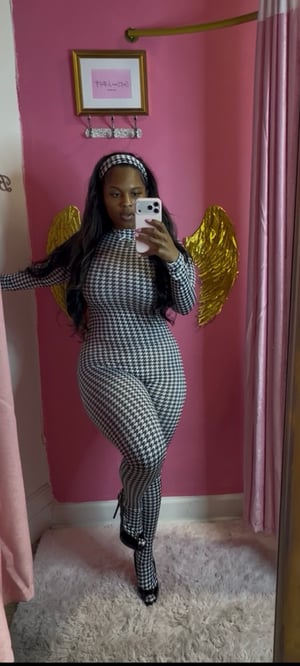 Image of 101 Ways Glam’d jumpsuit w/ headband