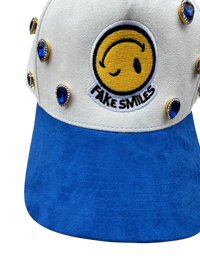 Image 2 of Suede  Blue Gem SnapBack 