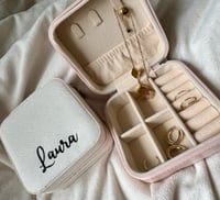 Image 1 of Personalised travel jewellery box 