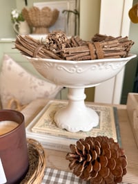 Image 1 of French Country Pedestal Bowl