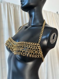 Image 1 of Gold plated Chainmail Top