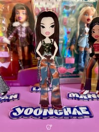 Image 4 of katseye bratz-inspired standees. (individual and group)