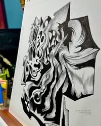 Image 5 of Ink on Paper Drawing - Encore