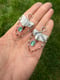 Image of Ginkgo Swoosh Draped Chain Earrings