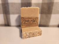 Goat Milk Soap - Unscented, with Colloidal Oatmeal & Honey