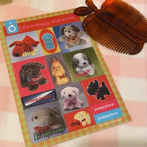 doggy dog world sticker sheet