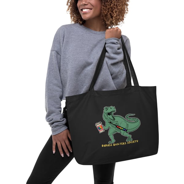 Image of Welcome to the Resistance Large organic tote bag