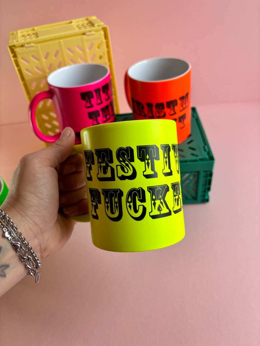 Image of Sweary Christmas mugs 